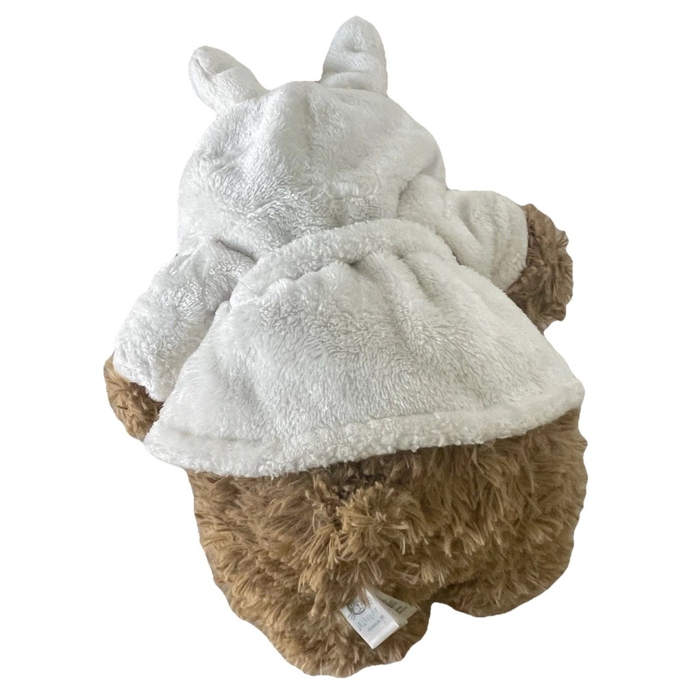 Jellycat Bartholomew Bear Plush Toy 10" Soft Bathrobe Bunny Ears Stuffed Animal - Picture 5 of 7